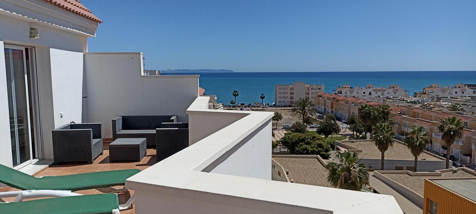 La Perla Azul Playa - Terraza Al Sol Apartment Roquetas de Mar Bilik gambar