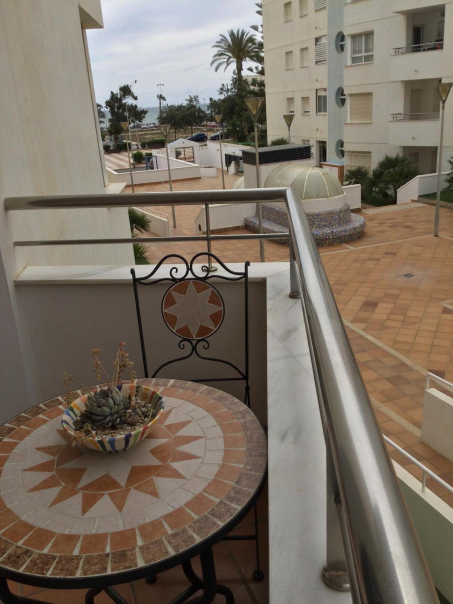 La Perla Azul Playa - Terraza Al Sol Apartment Roquetas de Mar Luaran gambar